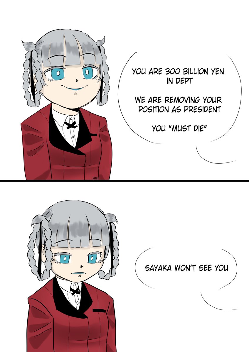 Kirari in chapter 107:
#kakegurui #賭ケグルイ