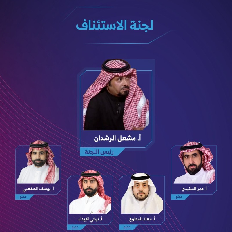Saudi_RRC's tweet photo. يُعلن الاتحاد السعودي للروبوت والرياضات اللاسلكية عن تشكيل لجانه وأعضائها، سائلين الله التوفيق والسداد لهم في خدمة قطاع الروبوت والرياضات اللاسلكية، وتحقيق تطلعات رؤية المملكة في مجال التقنية والابتكار.