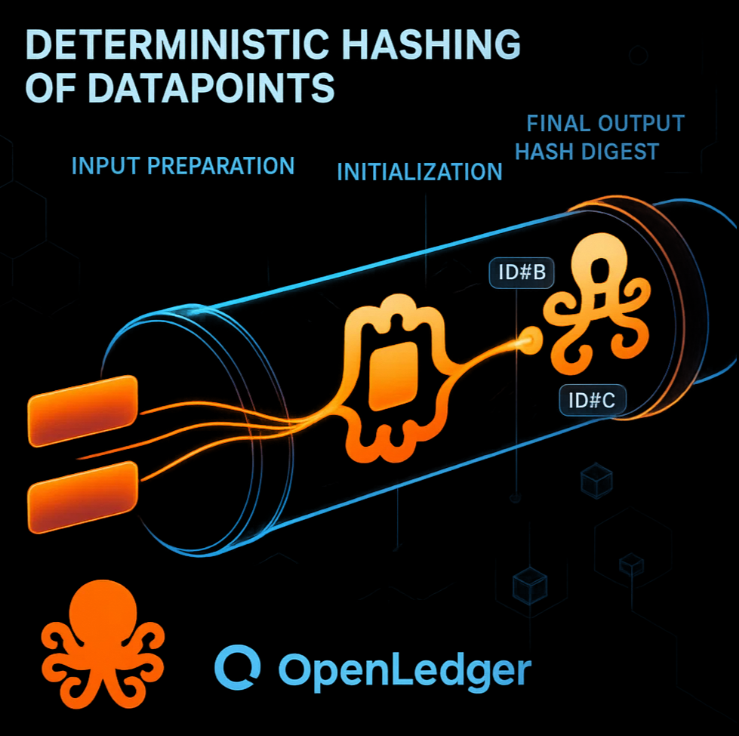 TheHODLerMystic's tweet image. Most projects talk about data integrity, @OpenledgerHQ is actually engineering it.
Deterministic hashing gives every input a unique, permanent ID - no duplicates, no confusion, full traceability.
That’s how trust is built, one hash at a time.

#DeAI #DataIntegrity #OpenLedger