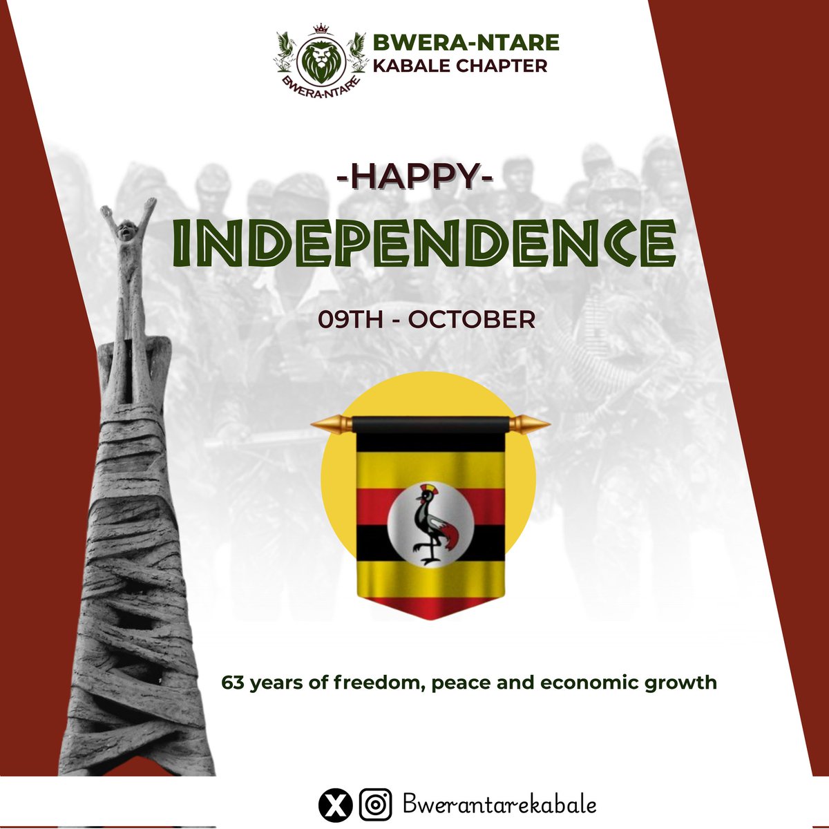 Happy independence Day 🇺🇬💪