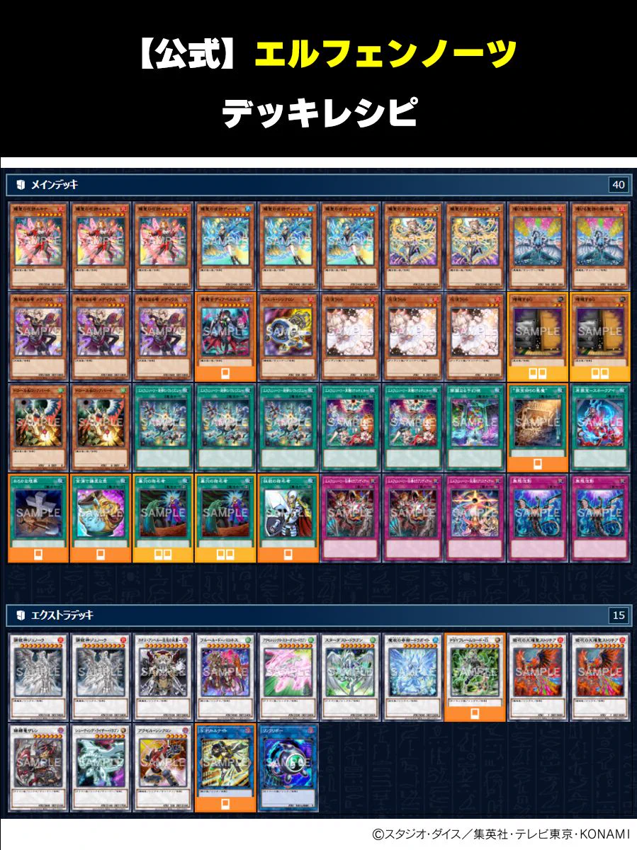 ユ*？様 エルフェンノーツ　デッキ 高レア＆手札誘発＆汎用カード多数あり 公式】遊戯王OCG on X: 