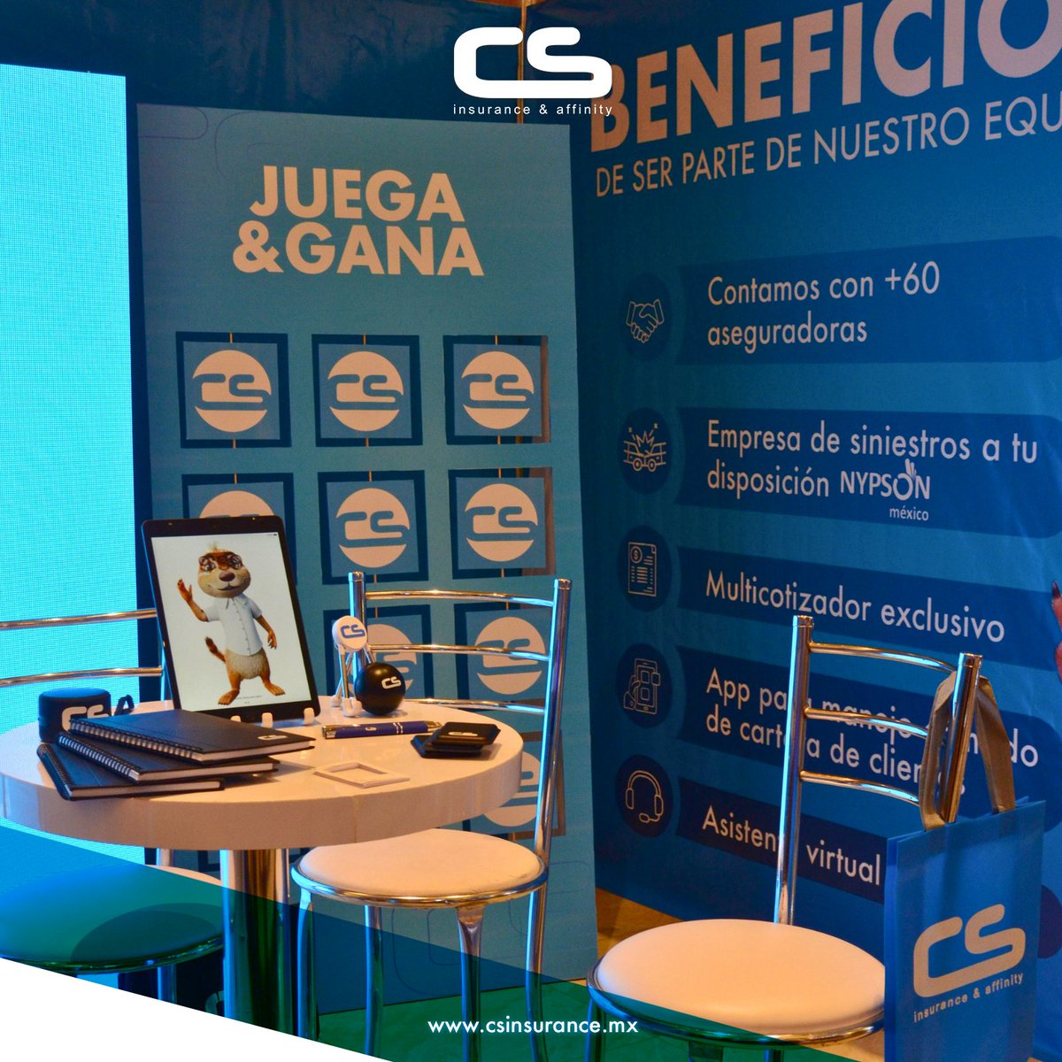 CSagente's tweet photo. ¡Agradecemos a todos los que visitaron nuestro stand durante el 7mo Congreso AMASFAC 2025!

Un gusto compartir con ustedes nuestra visión y proyectos.

¡Esperamos contar con su talento y que pronto formen parte de nuestra organización! https://t.co/UXfEXrln1C
