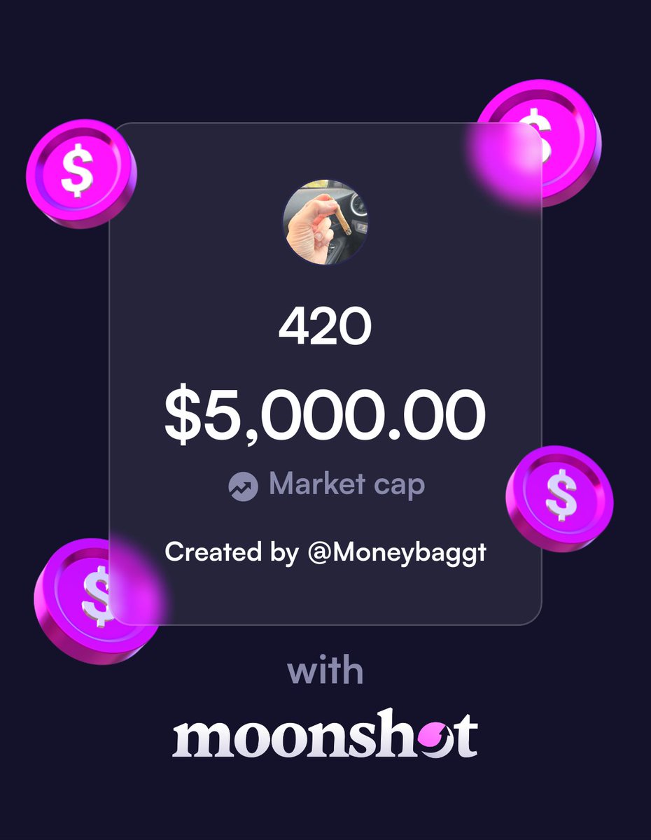Tinatat2's tweet photo. Check out Get High on Moonshot: https://t.co/nk1eVAIh41 https://t.co/uVoKJH6744