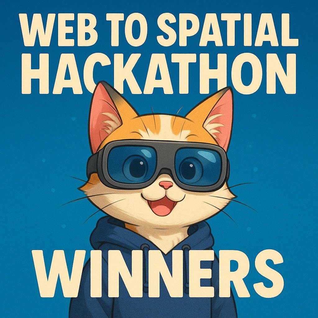 PICOXR_Dev's tweet image. Meet our winners for Web to Spatial Hackathon!
✨ Best Productivity: Lofi Music @jinglec2287 
🎮 Best Game: Minesweeper by Rahul Ghosh
📚 Best Edu: GTXR by Georgia Tech Team
🌿 Lifestyle: Memento by Steve Smith
🎭 Entertainment: Yu-Gi-Oh! @__Zill4__ 

🏆 Best in Show: Curie…
