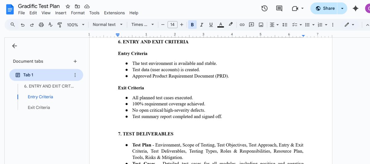 minatb_'s tweet image. 🚀Wrapped up my #QA task for #HNGi13!!
Created a Test Plan & NFR Document for the Gradific app 🎯
Learned a lot about structuring test documentation, defining scope and applying QA thinking.
See snippets of my work! 📋✨
#SoftwareTesting #HNGInternship #HNGi13 @HNGInternship