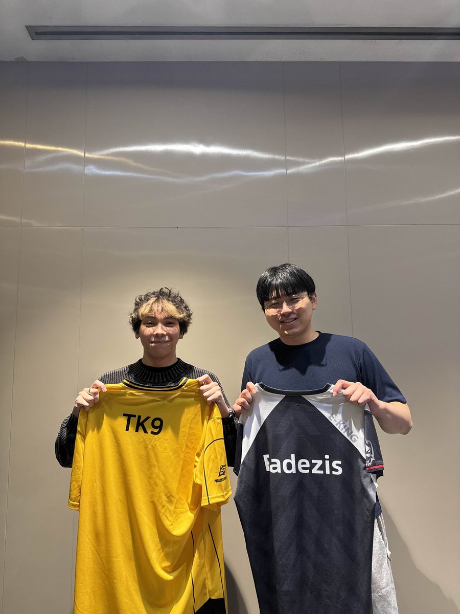 [SLT PHOTO/Jersey Swap] - @TK9_wn Jersey Swap With. @FDZSVLR ...