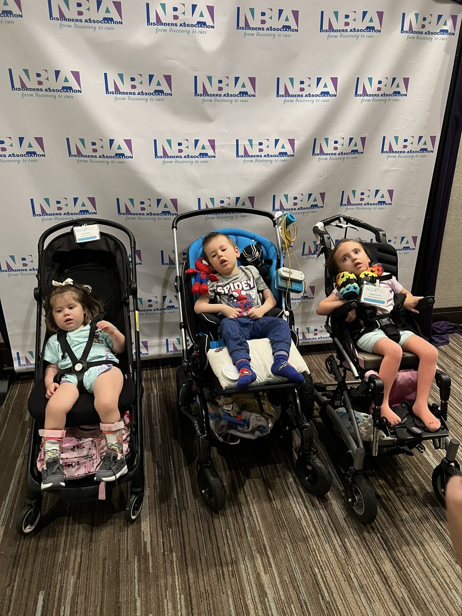INADwarrior's tweet photo. Let’s recognize a few incredible children— all diagnosed with INAD, which slowly takes away a child’s abilities but never their spirit. They remind us why we fight  💫
Mila - left: 3 years old
Warner - middle: 5 years old
Sage - right: 5.5 years old
#INADWarriors #togetherwefight https://t.co/R4tla6ELUO