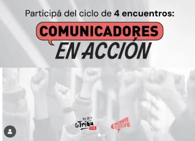 COMUNICAR TAMBIÉN ES RESISTIR ✊️ En un contexto de persecución, violencia digital y represión hacia comunicadores, necesitamos más voces preparadas y seguras.

💬  "Comunicadores en Acción" ➡ Talleres para periodistas, comunicadores y estudiantes.  <a href="/Conscientecole_/">Consciente Colectivo</a> 

(+info👇)