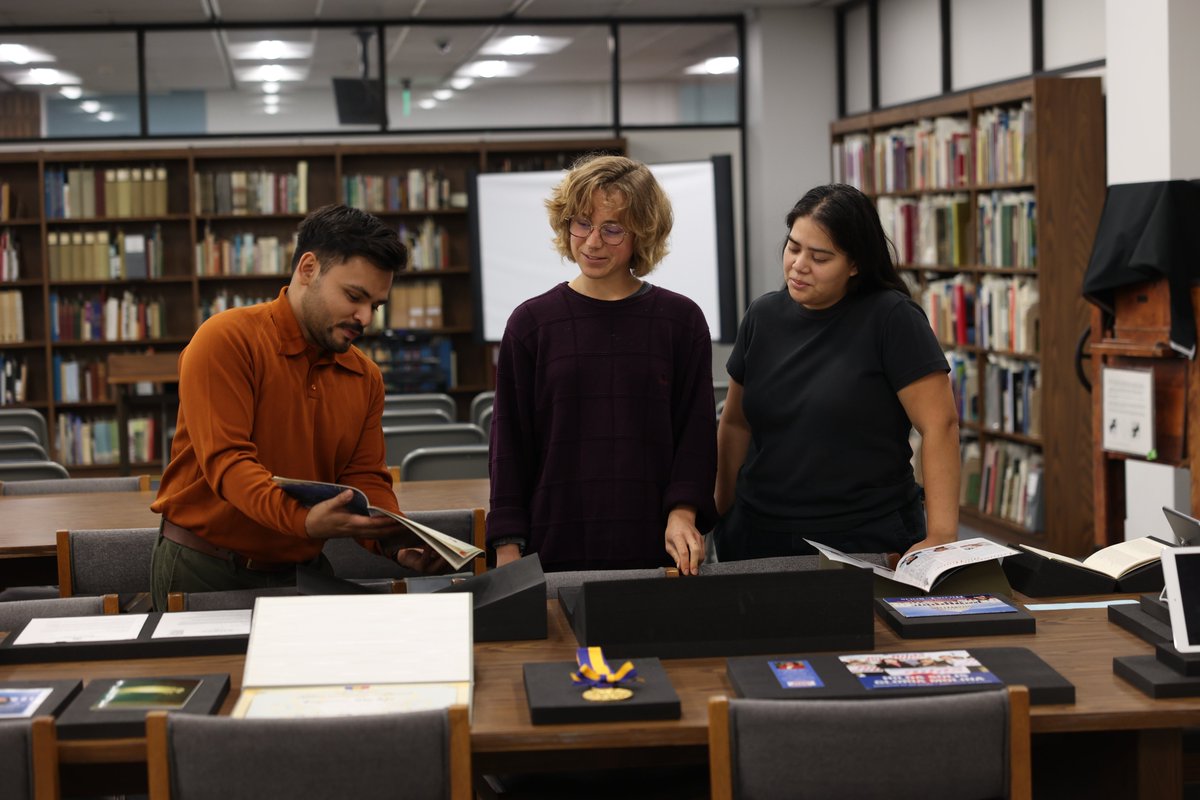 cpplibrary's tweet image. Tomorrow is your last chance to visit the Special Collections and Archives Open House celebrating Archives Month. Stop by the 4th Floor, Room 4434 from 12–1 PM to explore rare collections and discover how archives preserve Cal Poly Pomona’s history.