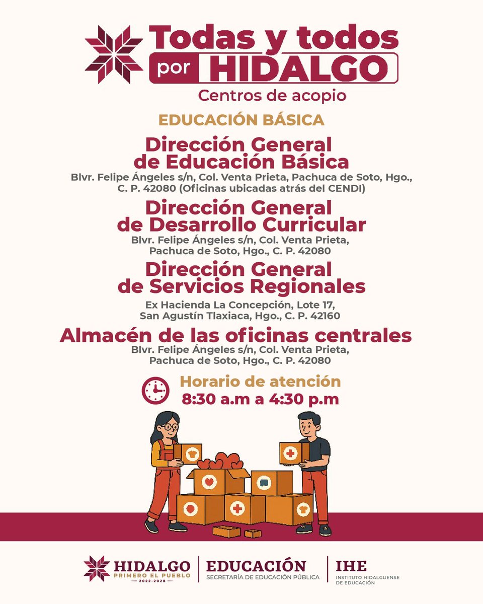 SEPHidalgo's tweet image. Cuando una familia hidalguense necesita apoyo, toda la comunidad educativa responde.
👩🏫👨🎓 Todos los niveles escolares se suman a la colecta de víveres para quienes más lo necesitan.
Tu donativo hace la diferencia 💖
#HidalgoUnido
