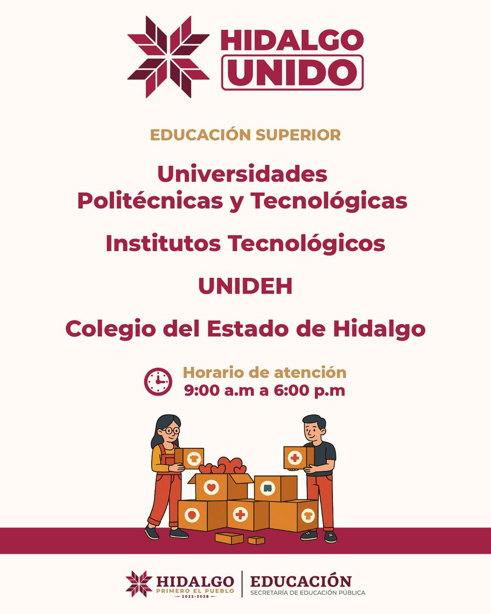 SEPHidalgo's tweet image. Cuando una familia hidalguense necesita apoyo, toda la comunidad educativa responde.
👩🏫👨🎓 Todos los niveles escolares se suman a la colecta de víveres para quienes más lo necesitan.
Tu donativo hace la diferencia 💖
#HidalgoUnido