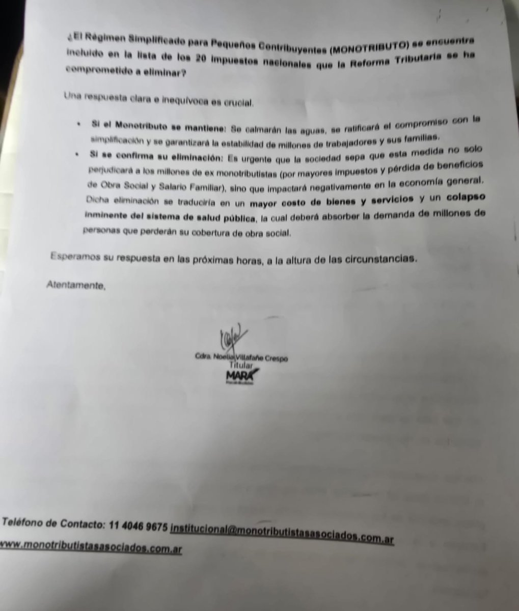 M.A.R.A. Monotrib. Asoc. Rep. Arg. tweet media