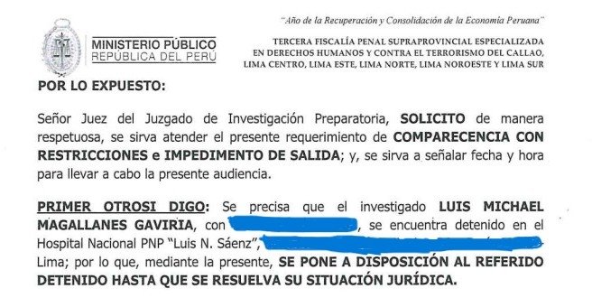valcorrosa's tweet photo. #Último El Ministerio Público solicita comparecencia con restricciones e impedimento de salida del país contra el SOPNP Luis Magallanes tras la muerte del manifestante Eduardo Ruiz, ocurrido durante las marchas del 15 de octubre pasado. https://t.co/7OpZf63vqL