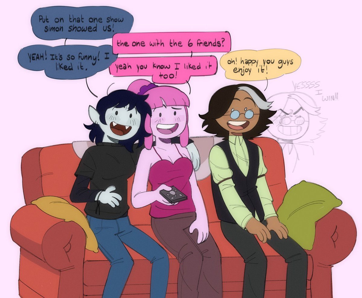 Headcanon where Simon gets proud when Marcy and PB like the old tv shows he recommends them.