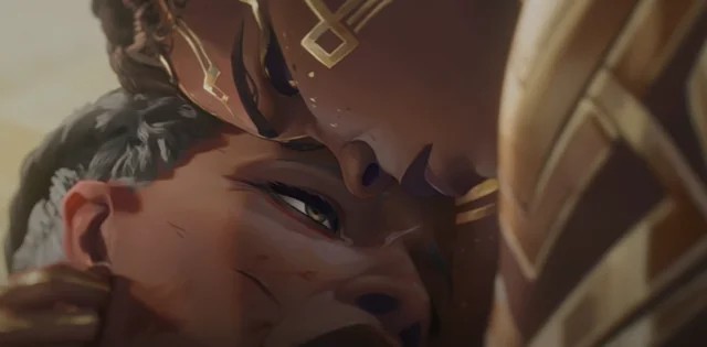 It both makes and breaks my heart that each of arcane's main antagonists died being held by the person they held most dear