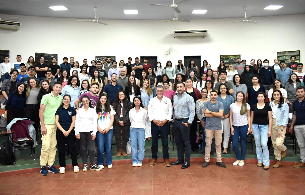 arp_py's tweet image. TITULAR DE LA ARP BRINDÓ UNA CHARLA MOTIVACIONAL A ALUMNOS DE VETERINARIA UNA
El Dr. Daniel Prieto se explayó sobre puntos muy importantes que ayudan a ser un buen líder, un profesional destacado en el ámbito laboral y un buen gremialista.
acortar.link/85OcbT