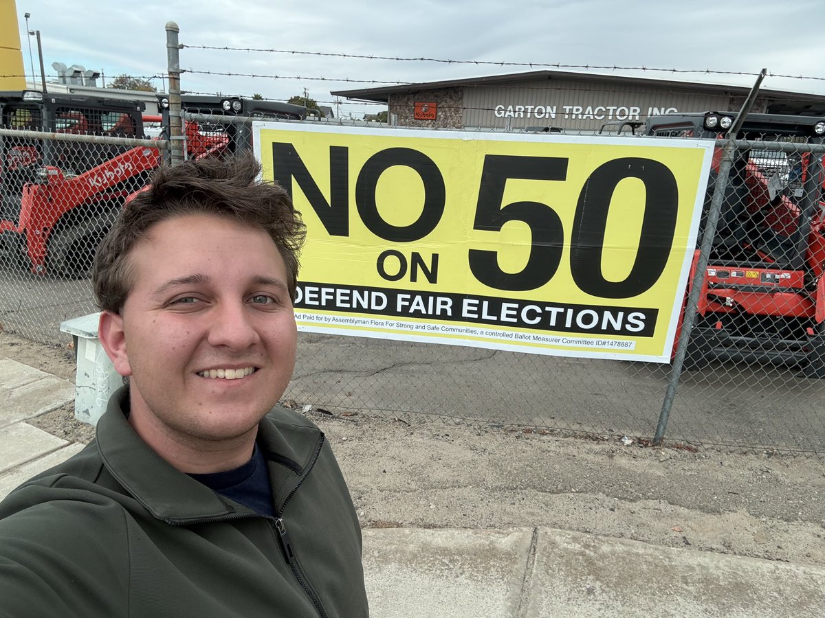 Vote No on Prop 50 this November 4th! 🗳️🇺🇸