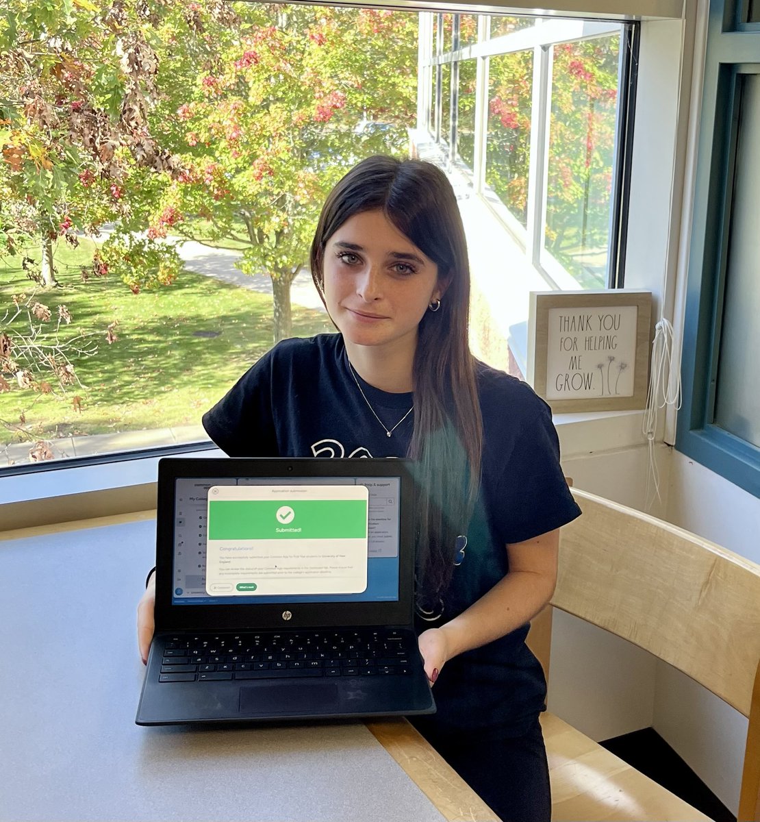 MHSGuidance1's tweet photo. Congratulations RTokla on submitting your college apps today! #Mashpee #ClassOf2026 #Falcons https://t.co/lZNJofLhzj