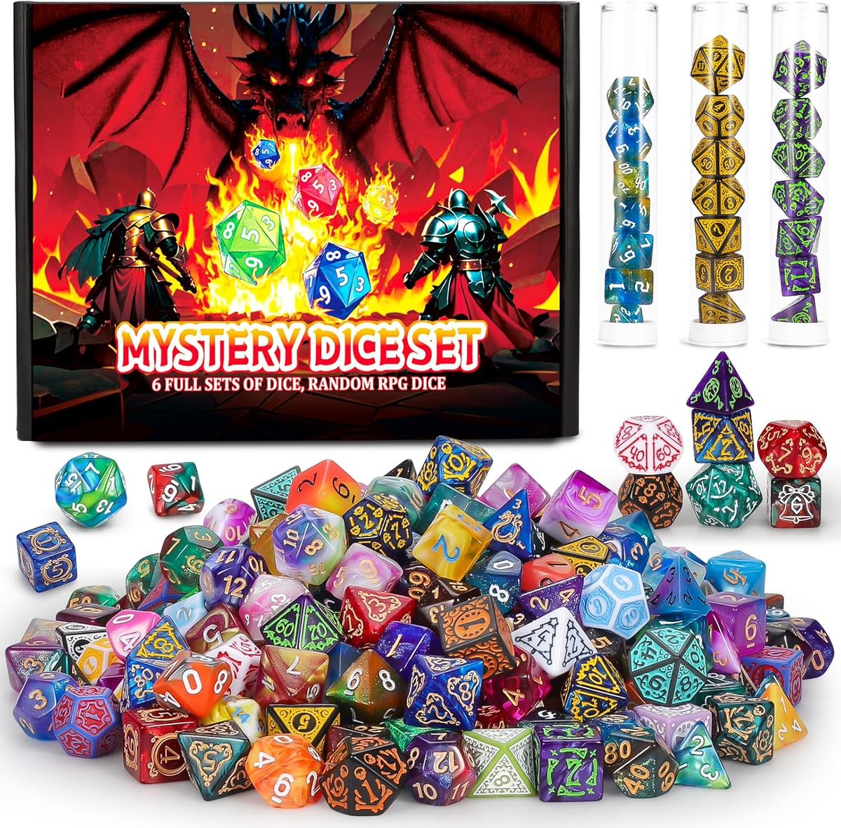 Tabletop_Deals's tweet image. Mystery Dice Box

48 dice! Six full sets! 

16% off, plus another 15% off on top of that.

#ad amzn.to/47rpk9T

#Dice #RPGDice #TTRPGDice