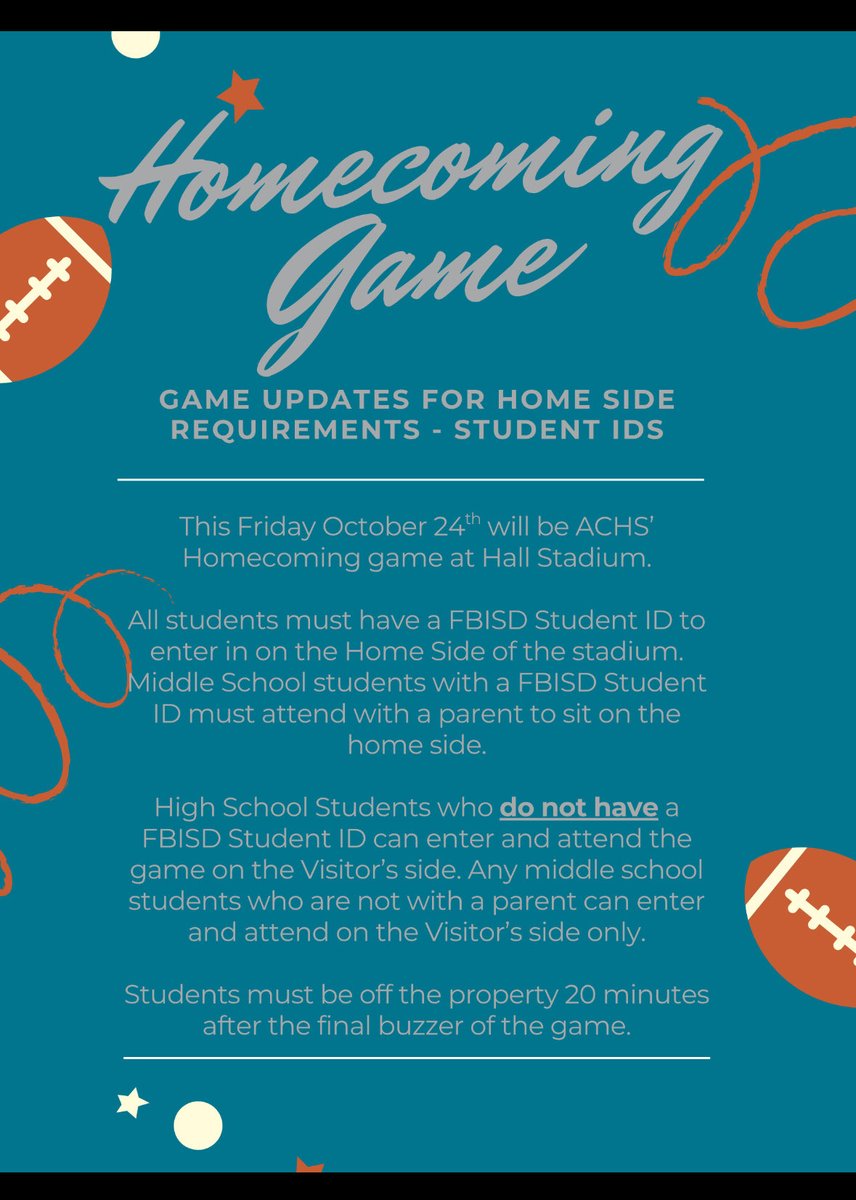 Don’t forget your IDs! 

<a href="/RTMSThundercats/">Ronald Thornton Middle School</a> <a href="/BMSLonghorns/">Baines Middle School</a> 
read below!!