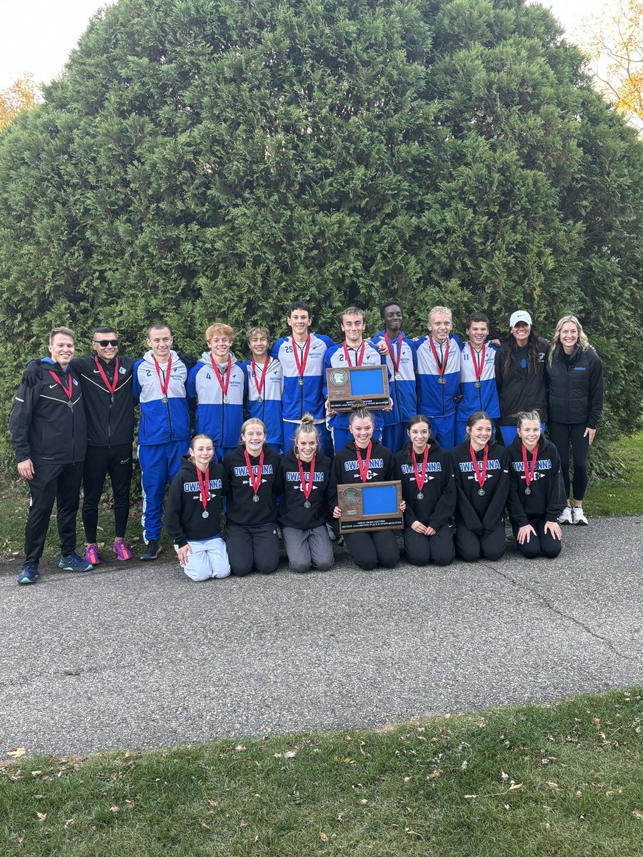 Congratulations to the Girls &amp; Boys Cross Country teams as each team finished as a Section Runner-Up.  Both Teams punching their ticket to the MSHSL STATE MEET!! Great job Huskies! #owatonnaproud <a href="/ohsoffice/">Owatonna High School</a> <a href="/voiceofohs/">Roy Koenigsberg</a> <a href="/SteeleC_Times/">Steele County Times</a> <a href="/OwatonnaNews/">People's Press</a> <a href="/ohsmagnet/">OHS MAGNET</a>