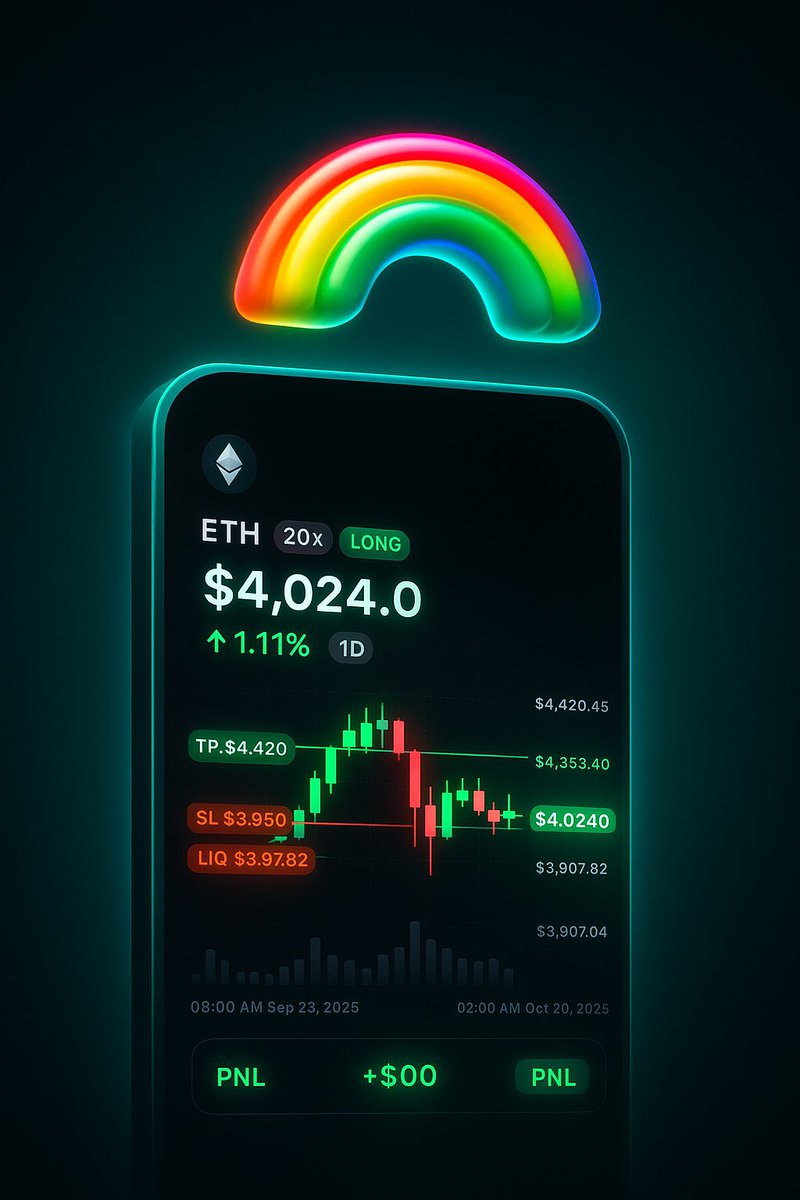 basichunger's tweet image. 🌈seeing pnl move in real time feels so smooth on rainbow
