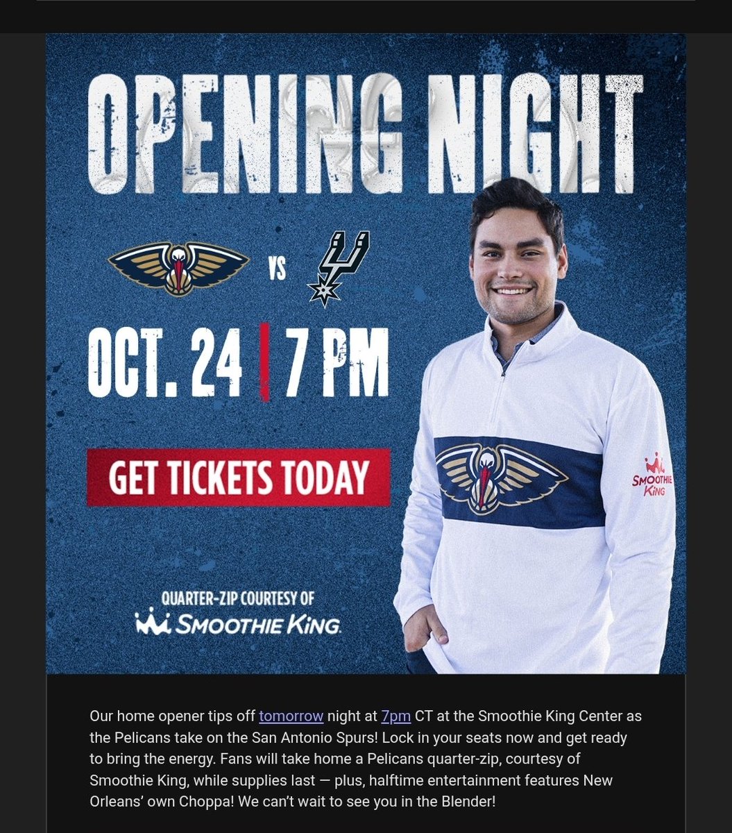 Free quarter zip tomorrow