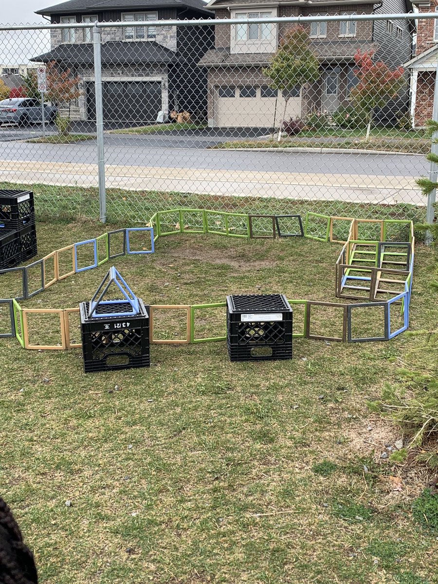 Our Bears are so creative. They built a house and a school. Everyone is welcome and isn’t that just a beautiful thing! <a href="/HannahBeachEDU/">Hannah Beach</a>