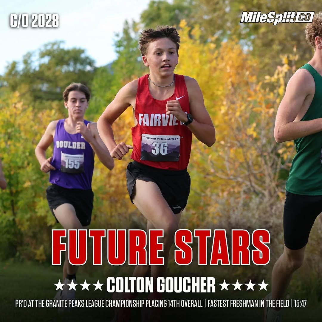 You can read more about Colton Goucher's outstanding freshman season. He and the Fairview team will be aiming to qualify for the Colorado State XC meet this week. 

Read more: co.milesplit.com/articles/39331…