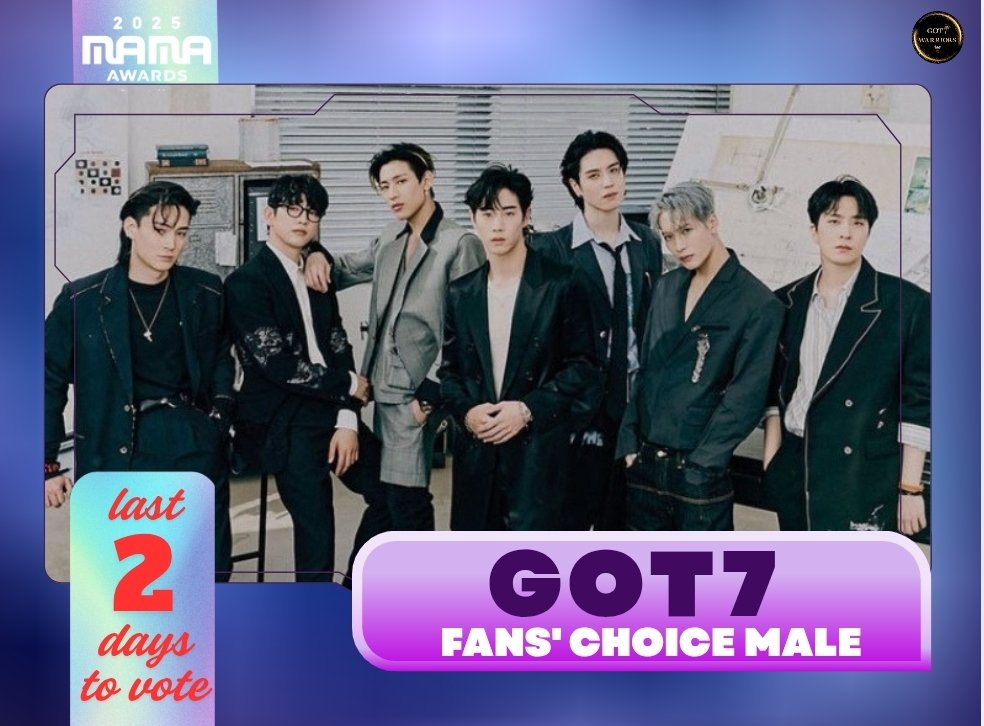 got7_warriors's tweet photo. We're gonna fly, fly 🎶🎶🎶🎶

Last 2 day to vote Phoenixes!
Double the vote you made yesterday, Let's get this! 
Keep going! Let's soar even higher!
Hwaiting! 

#2025MAMAVOTE #GOT7 https://t.co/Ri51oXE41X