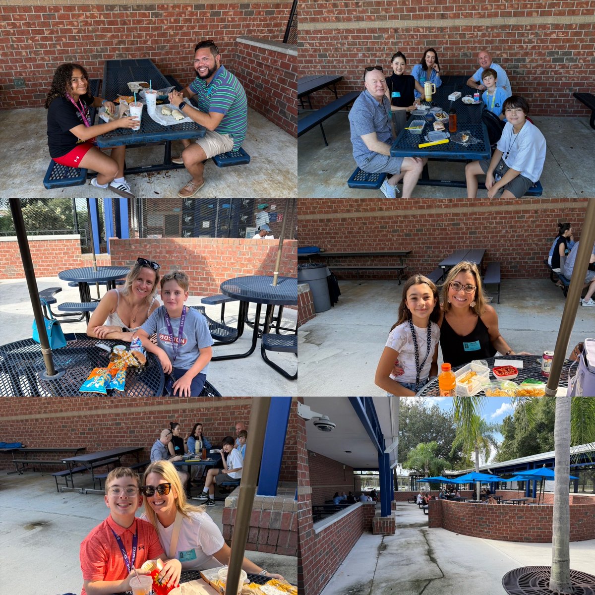 C_Forte4's tweet photo. Breaking the myth that family engagement ends in middle school! 💙
Today we hosted our first-ever Shark Bites & Family Delights, where scholars enjoyed lunch with their parents. Smiles, laughter, connection—it all happened! 🦈 #SharkPride #FamilyEngagement @SchoolLeadersFL https://t.co/h3oqC677Zs