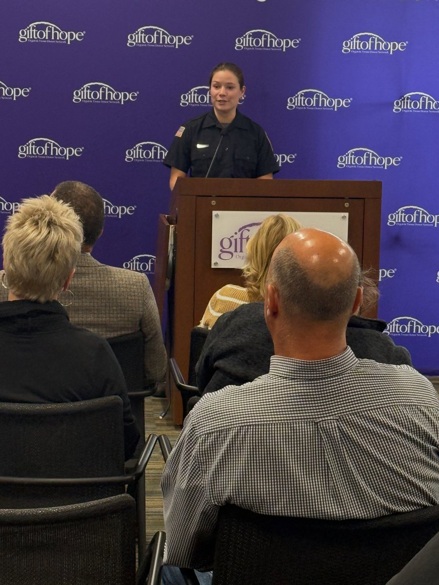 LockportFire's tweet image. One of our newest firefighters, Alexandra Barillas, was recently invited to speak at a "Gift of Hope" event, where she shared a deeply personal story about her father and close friend, both organ donors who saved many lives through their incredible gift.
A tragic situation became…