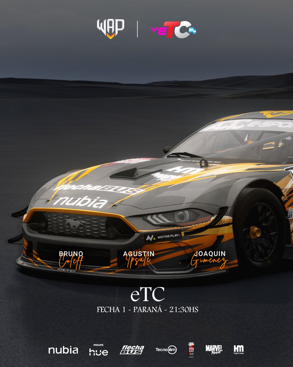 Inicia un nuevo certamen para el SimRacing 🏁

Fecha 1 del eTC, en Paraná, a las 21:30hs.