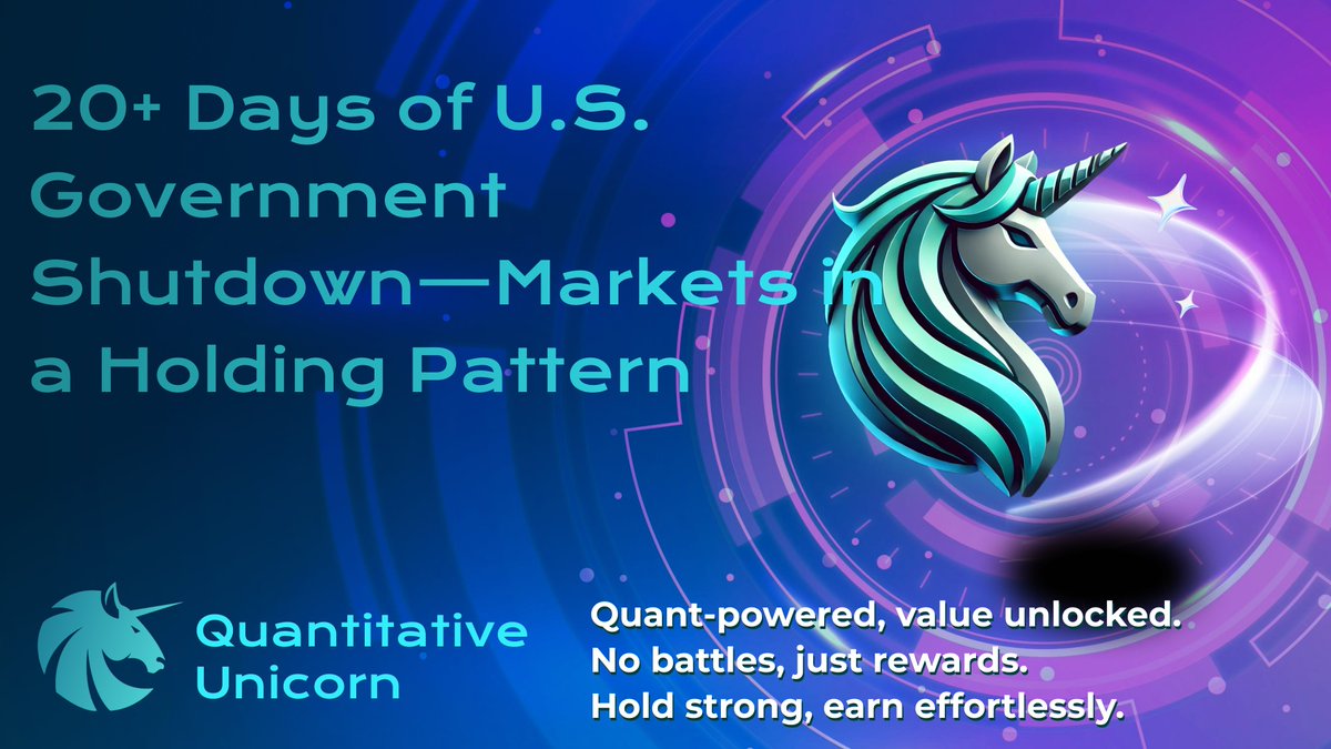 Brc20_QuniX's tweet image. U.S. gov shutdown 20+ days:
• Data freeze, regulatory delays → capital sidelined
• ETF/stablecoin progress paused → info vacuum
📌 QuniX: Not crisis, just waiting. Uncertainty suppresses risk; once clarity returns, flows follow fast.
🔗 t.me/Brc20_QuniX/341
#QuniX  #Crypto