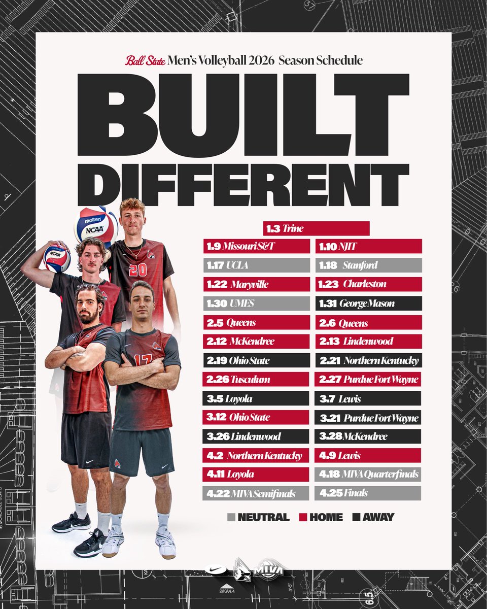 🔴The 2026 schedule is official ⚫️

Building the blueprint for a brand new season!!  
🔗: tinyurl.com/5dwy6atz