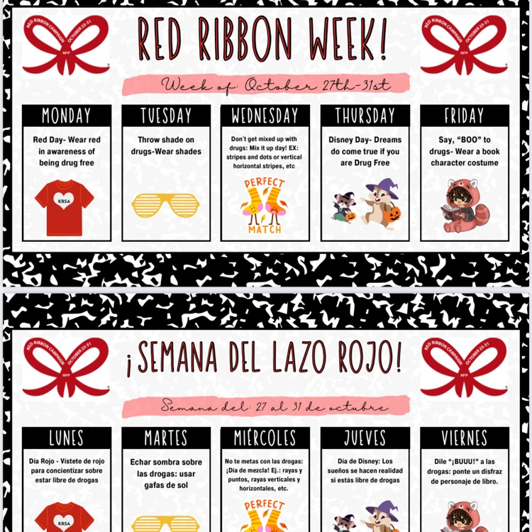 We hope all students will participate in dress up days next week