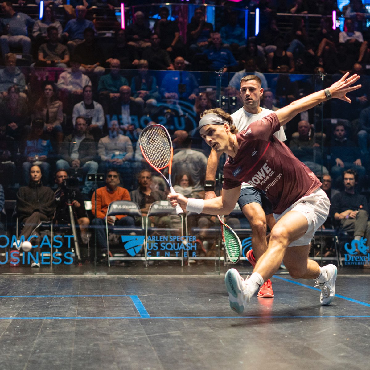 PSASquashTour's tweet image. Result: @USOpenSquash 2025 Men&apos;s QFs

🇳🇿[2] @paulcollsquash beats Baptiste Masotti 🇫🇷
3-0: 11-3, 11-5, 11-3 (41m)

✍️Report &amp;amp; Reaction ➡️ tinyurl.com/y9dmyr3z

 #USOpenSquash