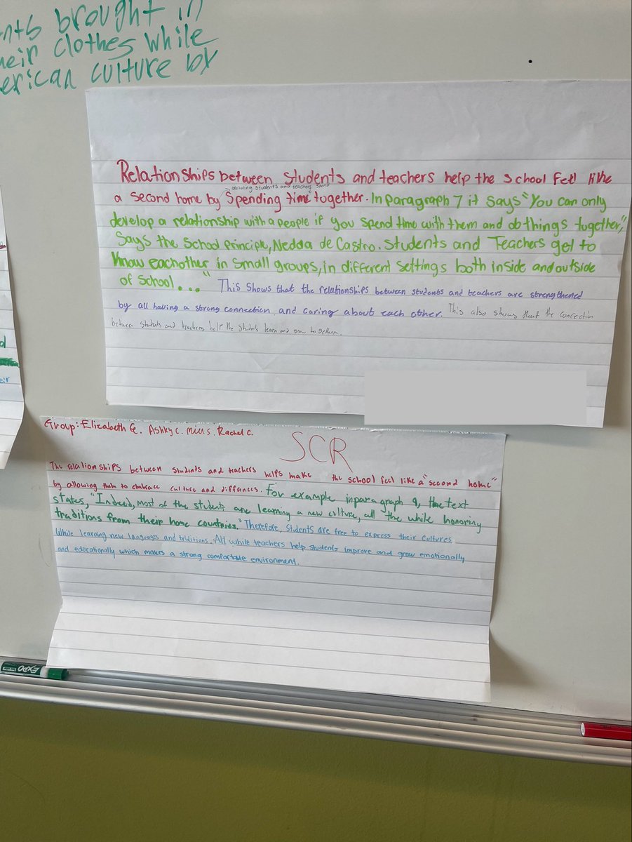 DrKatRoberson's tweet image. I was graciously invited to co-teach by Ms. Martinez! She was excited to apply strategies from the RLA Megalab modeled by @MsRossReads & @and_mrsharris. The artifacts highlight her engaging facilitation & visible student growth! @IrvingISD @netzeroJMS  
#studentgrowth #PD