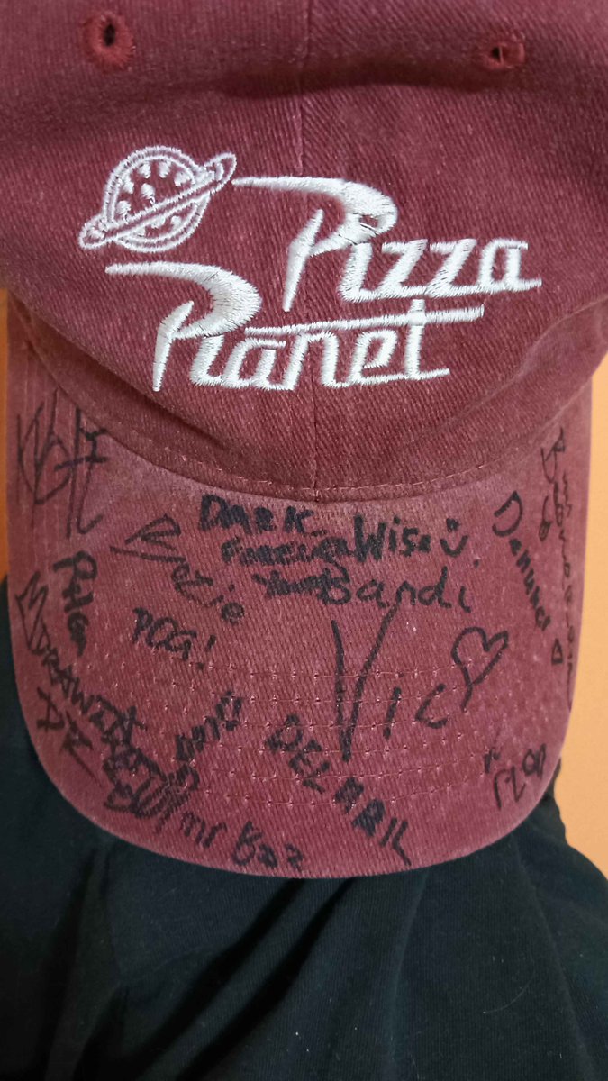 Oh forgot to post this! When I could remember I had people sign my hat at pax! #paxaus2025