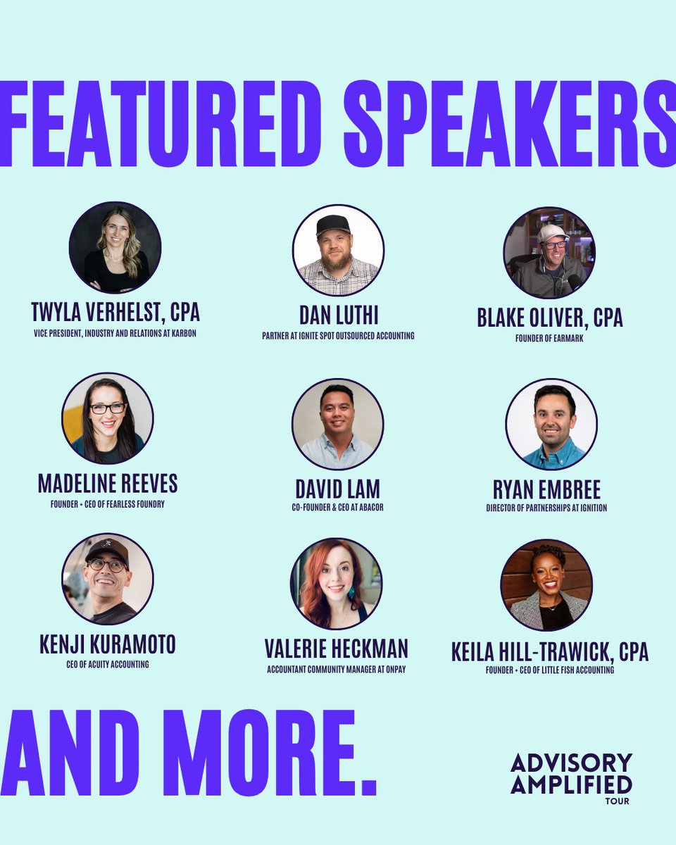 You know advisory is the future. You’ve read it, heard it, lived it, but building it is another story.

That’s why we created Advisory Amplified.

Join the virtual finale Nov 18 for real workflows, frameworks, and strategies you can use now.

🎟️ → advisoryamplified.com/virtual