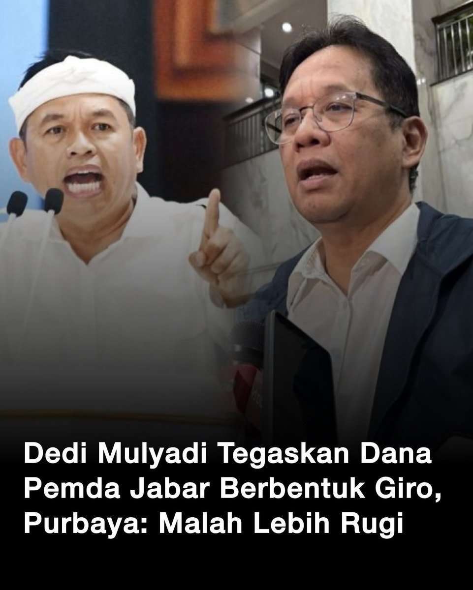 Dedi Mulyadi awalnya membantah adanya temuan dana Rp 4,1 T pemprov Jabar yang mengendap di Bank.  KDM keudian mendatangi BI dan mengakui ada dana Rp 3,8 T dlm bentuk Giro per 30 September 2025.

Selain itu, ada juga dana lain dlm bentuk deposito milik Badan Layanan Umum Daerah