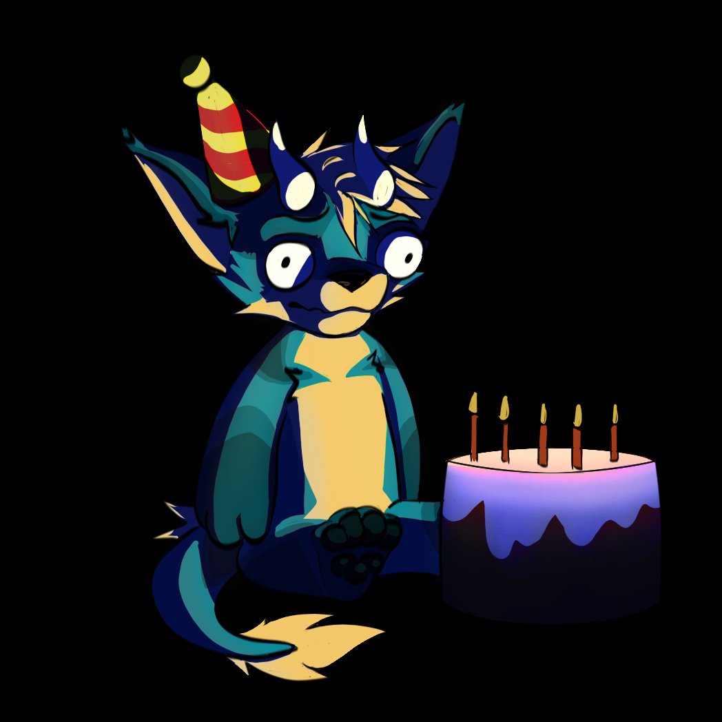 Mokii_fluff's tweet photo. Another year closer to the end...
#furry #birthday https://t.co/h7dp45TyPf