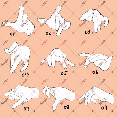 손 모음 Hands 6 (한정무료 limited-time free) by ichixy 

assets.clip-studio.com/ko-kr/detail?i… #clipstudio