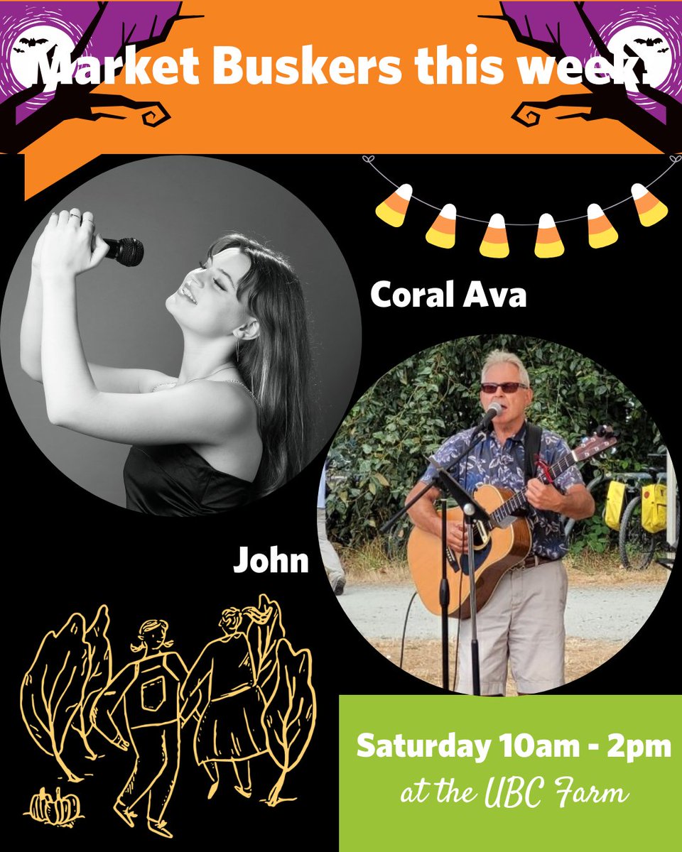 Join us for another vibrant Saturday at the UBC Farm Farmers’ Market, 10 am to 2 pm with live music from Coral Ava and David &amp; John 🎶 Check out our featured vendors 🌻

🫧 Marble Fox Soapery (<a href="/marblefox/">MarbleFox64</a>.soapery) 🫧

🍪 The Cookie Dror (@the.cookie.dror) 🍪
