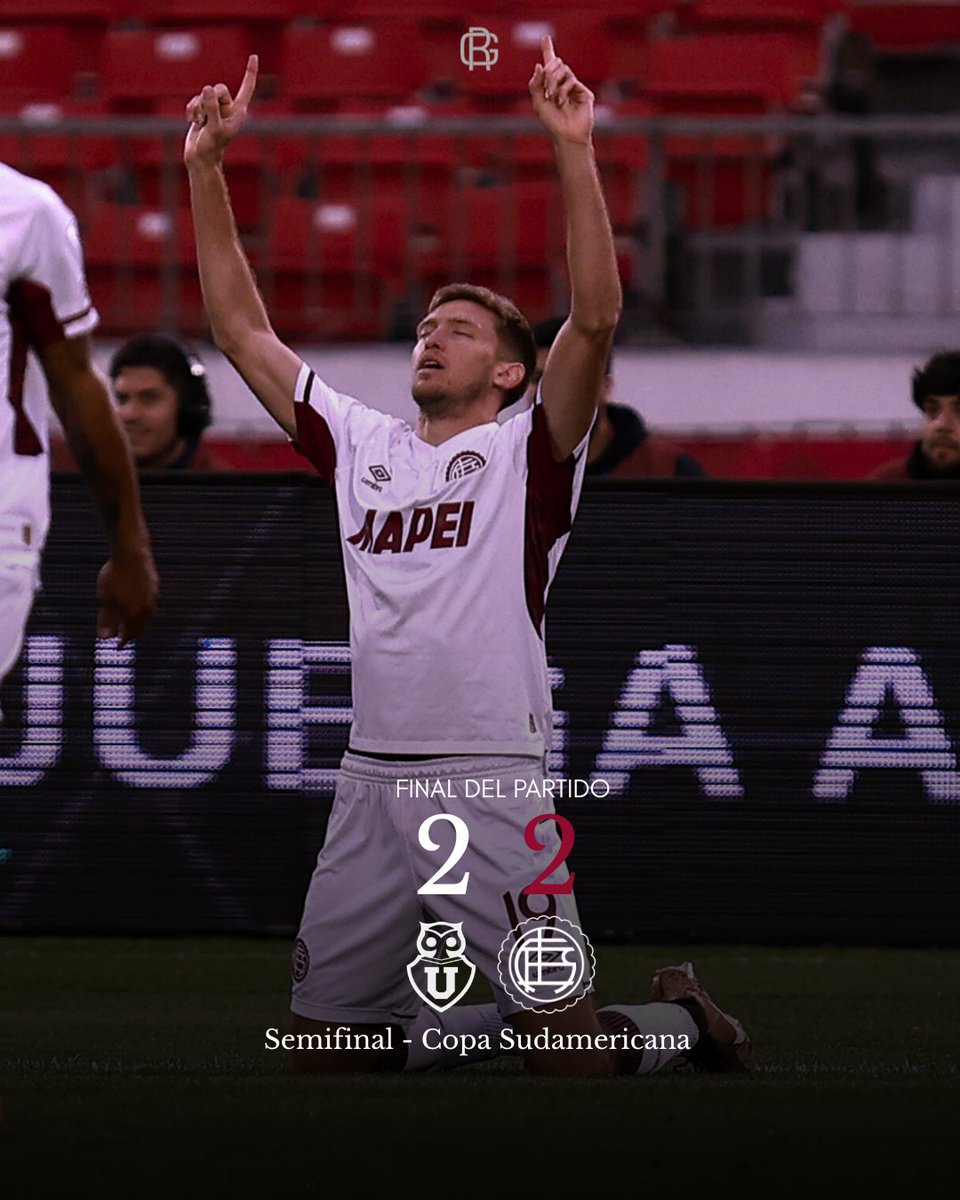 Final del partido - Semifinal Ida
U de chile 2 - #Lanus 2