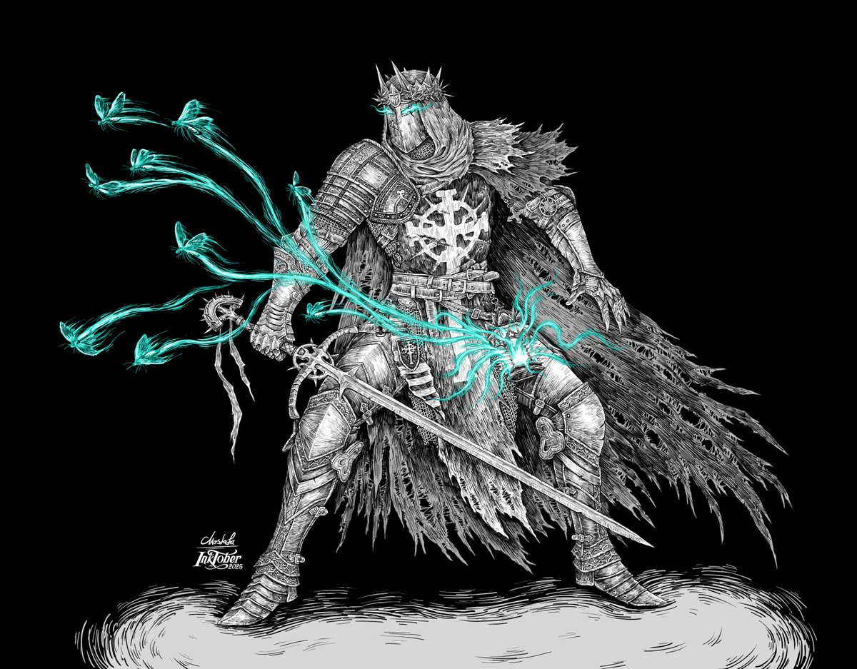 Inktober - Day 23 - Firefly
Fan Art of Dark Crusader - Lords of the Fallen
The coolest character from best Souls-Like game, I LOVE THIS GAME!😍
<a href="/lotfgame/">LORDS OF THE FALLEN</a> <a href="/CIGamesOfficial/">CI Games</a> 
#Inktober2025 #LordsoftheFallen #Fanart