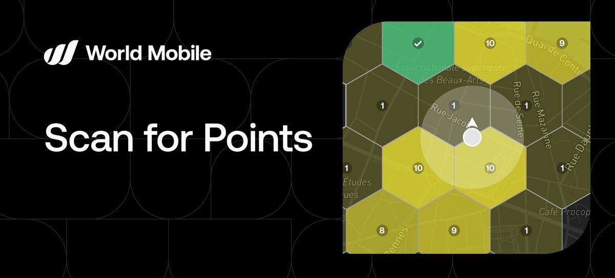 What if your app rewarded you for helping build the network?

With the World Mobile app, every scan you make lights up coverage, maps demand, and proves the power of a community-owned network.

Here’s how it works. 🧵