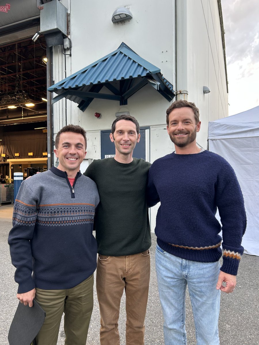 frankiemuniz's tweet image. I was told not to post this yet, but then I remembered the theme song. I'm just too excited for y'all to see the new episodes and I miss my brothers.