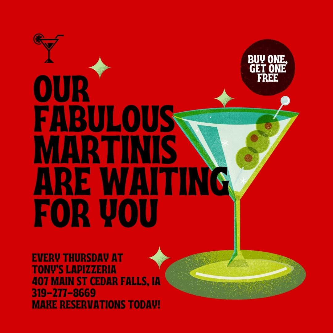 Thirsty Thursdays with a touch of class! Or after class, one of the two!