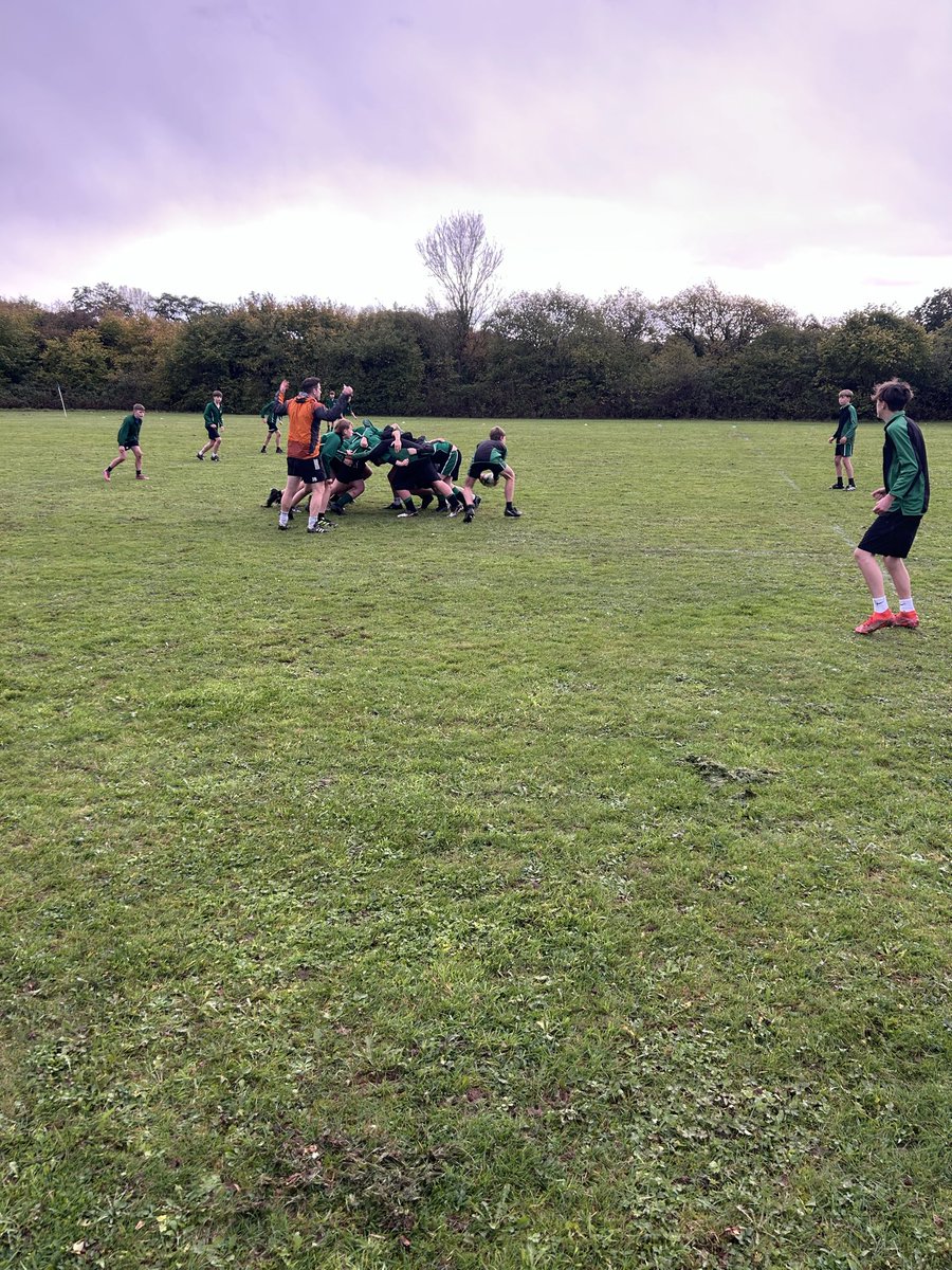 Amazing win for our Y9 rugby team tonight. After being 15-0 down they rallied to win 30-20, completing a green sweep for our rugby teams this week! 🏉